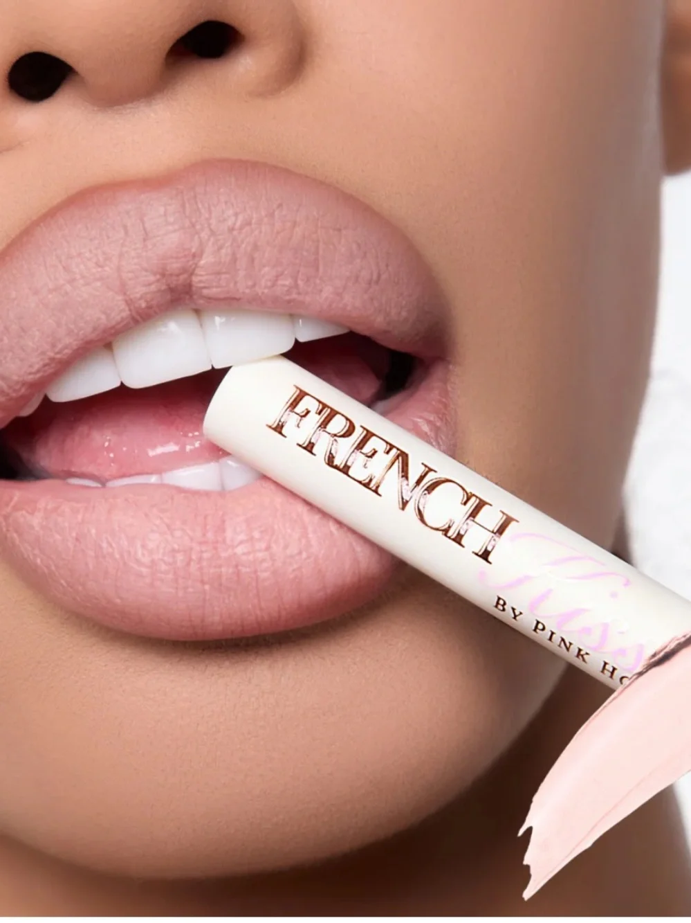 Pink Honey French Kisses Pale Pink Nude Lip Color Stick Called Delilah
